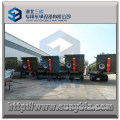 25000 kg U shape dumper van trailer 3 axle heavy duty dumping semi trailer